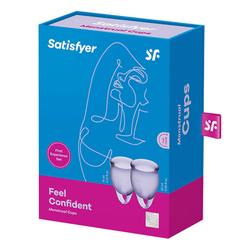 Menstruační kalíšek Feel confident Satisfyer (fialový)