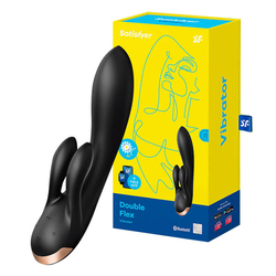 Multifunkční vibrátor  Double Flex Connect Satisfyer (černý)