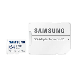 Memory Card SAMSUNG microSD MB-MC64SA 64GB + adapter MB-MC64SA/EU