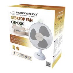 Ventilátor Esperanza Chinook EHF003WE (bílý)