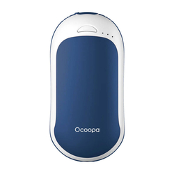 Ocoopa HotPal PD 5000 mAh hand warmer with powerbank function, USB-C white-blue