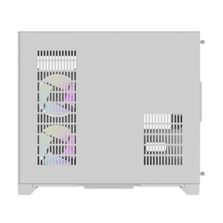 Počítačová skříň Darflash FT418 + 6 ventilátorů aRGB (bílá)