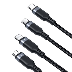 Multifunkční kabel USB na USB-C 2x Lightning Micro Joyroom S-A18