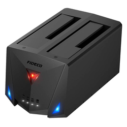 Dokovací/klonovací stanice pro HDD/SSD FIDECO YPZ220B (USB 3.2, SATA I/II/III)