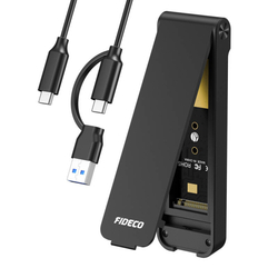 Kryt pro SSD M.2 NVMe 10Gbps FIDECO M210CP černý (USB-C/USB 3.2)