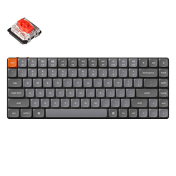 Bezdrátová mechanická klávesnice Keychron K3 Max QMK/VIA RGB s nízkoprofilovými ultra tenkými červenými spínači