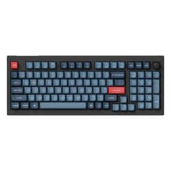 Bezdrátová mechanická klávesnice Keychron V5 Max QMK/VIA RGB Knob Red Switch (černá)