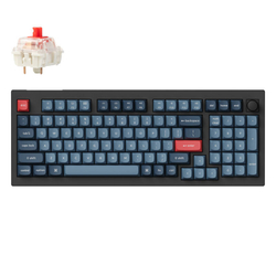 Bezdrátová mechanická klávesnice Keychron V5 Max QMK/VIA RGB Knob Red Switch (černá)