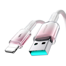 Kabel USB-A Lightning Joyroom S-A42 3A 1,2m bílý