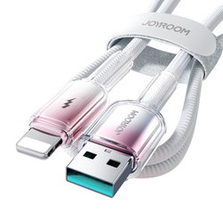 Kabel USB-A Lightning Joyroom S-A42 3A 1,2m bílý