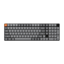 Bezdrátová nízkoprofilová klávesnice Keychron K17 Max RGB Brown Switch (černá) [K17M-H3].