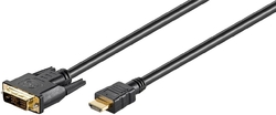 DVI-D (18+1) Single Link - HDMI kabel Goobay 1m