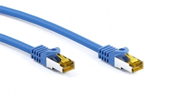 CAT 7 S/FTP LAN patchcord kabel, modrý - 20m