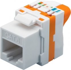 Keystone RJ45 konektor CAT 6 UTP 250MHz us. otáčení.