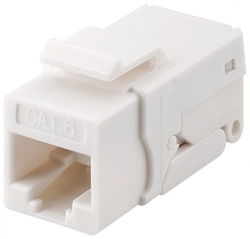 Keystone RJ45 CAT 6 UTP 250 MHz Snap-In konektor