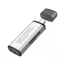 SPU-CR03 USB-C na čtečku SD karet. microSD. USB