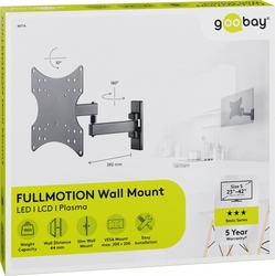 Goobay BASIC FULLMOTION S TV držák 23"-42" 15kg