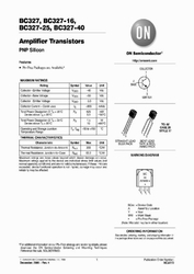 BC327-16 P 45V/0,8A 625mW 100MHz (ß=100-250) TO92