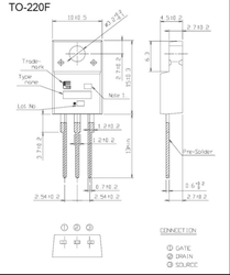 2SK3469 N FET 500V/12A 50W TO220F