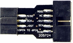 Adaptér 10 Pin na 6 Pin AVR ISP USBASP STK500