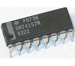 74157 - 2x 2vst.selektor dat/multiplexer DIP16 /SN74157N/