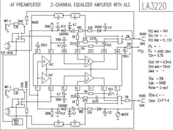 LA3220-záznamový/snímací zesilovač pro MGF DIP14