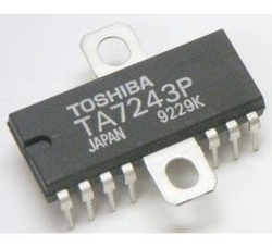 TA7279P - dual motor driver 20/25V 1A, DIP14+a