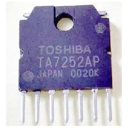 TA7252AP - nf zesilovač 5,9W/4ohm, Ucc=13V, SIP7