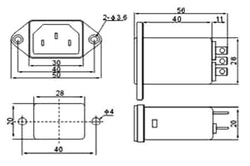 Odrušovací filtr 6A2IL 85-265VAC/6A 50-60Hz