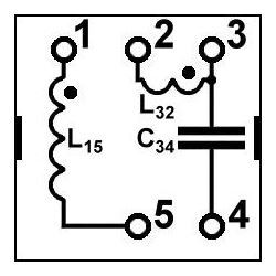 Cívka vf 10,7MHz Polfer 207