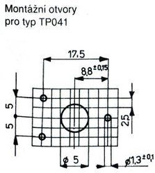 100k - TP041, trimr lakosazový ležatý, RM=10x17,5mm