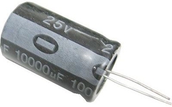 10000u/25V 105° 18x42x10mm, elektrolyt.kondenzátor radiální