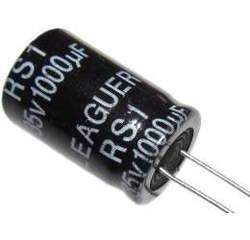 1000u/35V 105° 13x21x7,5mm, elektrolyt.kondenzátor radiální