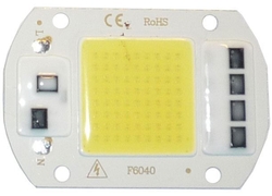 LED 50W, bílá 6000K, 5000lm, 120°, napájení 230VAC