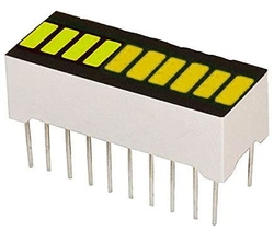 Bargraf SHB10Y, 10x LED, žlutý