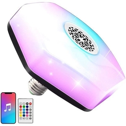 Bluetooth reproduktor s barevnou LED žárovkou RGB s dálk. ovladáním