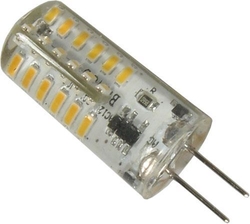 Žárovka LED G4 bílá, 12V/2W, 48x SMD3014, silikonový obal