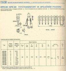 KPX81 - fototranzistor /BPX81/