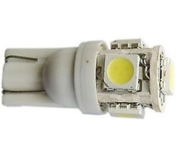 Žárovka LED T10 12V/1,5W bílá, 5xSMD5050