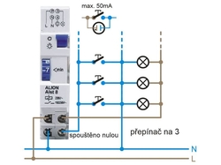 Schodišťový automat ALST8, doba sepnutí 1-7min