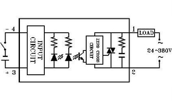 Bezkontaktní relé SSR-25DA, 24-380VAC