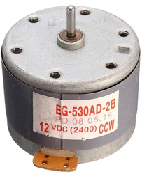 Motorek EG-530AD 12V pravotočivý, 2400RPM, regulace otáček