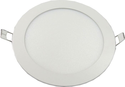 Podhledové světlo LED 12W, 170mm, bílé, 230V/12W, vestavné