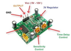 Detektor pohybu, modul PIR NC-SR501