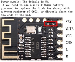 Bluetooth 4.2 Stereo Audio Receiver modul MH-M18