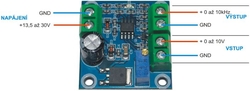 Převodník 0-10V/0-10kHz, modul