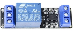 Modul relé 1x, napájení 12V, s optočlenem