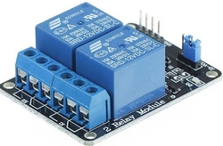 Modul relé 2x, napájení 12V, s optočlenem