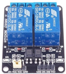 Modul relé 2x, napájení 24V, s optočlenem