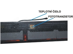 Digitální hodiny s teploměrem - modul JF-1.2SMG, výška číslic 30mm